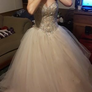 Ball gown (corset back)